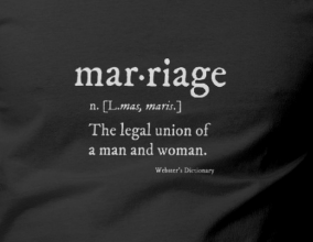 T-shirt: Marriage, defined